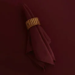Karaca Home Belle Saum 2-teiliges Stoffserviette Bordeaux Bordo Outlet