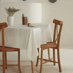 Karaca Home Belle Saum Tischdecke Ecru Ekru New