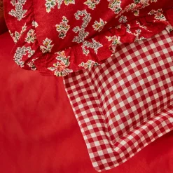 Karaca Home Carlo 100% Baumwolle Einzel Bettbezug Set Rot Sale