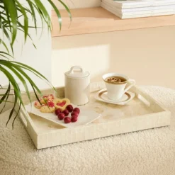 Karaca Home Carrie Dekoratives Tablett 45x35x4 cm Hot