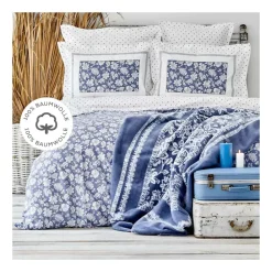 Karaca Home Celerina Blau 2 Pers. Bettwäsche-Set Blau01