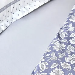 Karaca Home Celerina Blau 100% Baumwolle Einzel Bettbezug Set Blau01