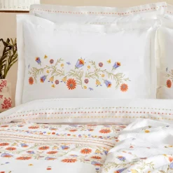 Karaca Home Clarice 100% Baumwolle Doppelbett Duvet-Pike Set Multicolor Multıfarben Best