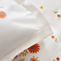 Karaca Home Clarice 100% Baumwolle Doppelbett Duvet-Pike Set Multicolor Multıfarben Best