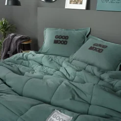 Karaca Home Cotton Comfort Einzeln, Ölfarbig Grün01 Clearance