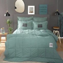 Karaca Home Cotton Comfort Einzeln, Ölfarbig Grün01 Clearance