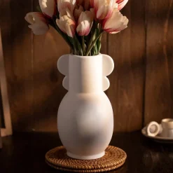 Karaca Home Coy Dekorative Vase Weıß01 Outlet