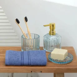 Karaca Home Daily Soft Indigo 100% Baumwolle Handtuch 30x50 cm Indıgo Hot