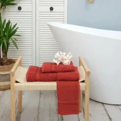 Karaca Home Daily Soft Rot 100% Baumwolle Handtuch 50x90 cm Rot02 Clearance