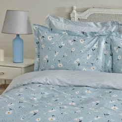 Karaca Home Daisy 100% Baumwolle Einzeln Bettbezug Set, Mint Mınze Best