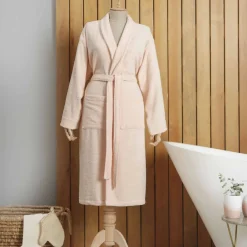 Karaca Home Dielle Puder Recycle Damen Bademantel S/M Pudra Sale