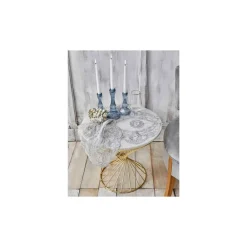 Karaca Home Dolores Silver 15 Bestickte Sitzgarnitur Sılber Sale
