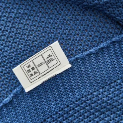Karaca Home Dunkelblau Strickdecke Öko-Tex Zertifiziert Blau01 New