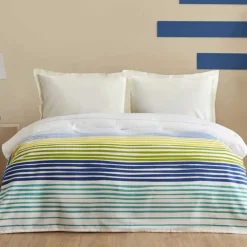 Karaca Home Elvis 100% Baumwolle Doppelbett Einzelbettdecke Multicolor Multıcolor New