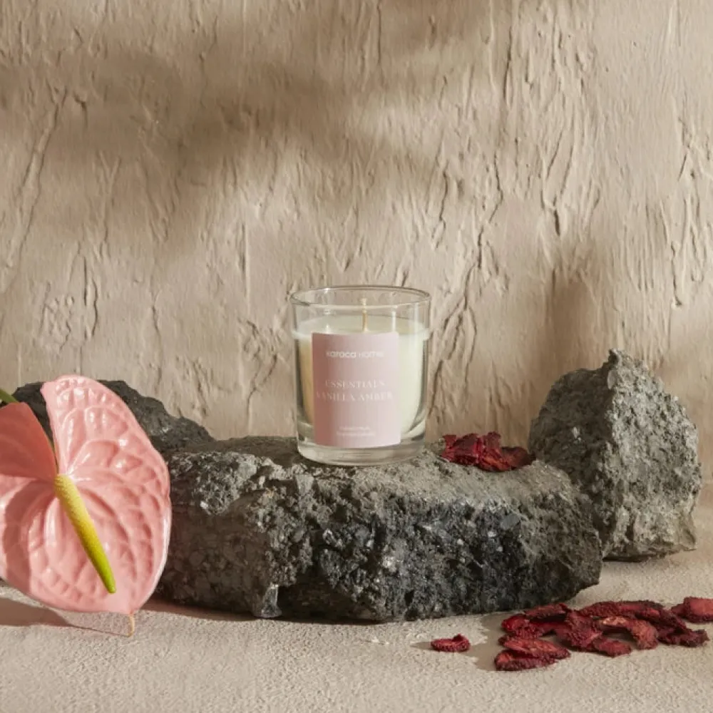 Karaca Home Essentials Vanilla Amber Duftkerze Staubıge Rose Outlet