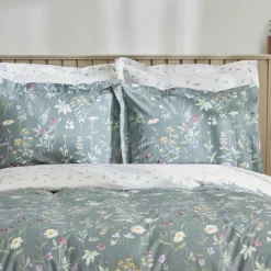 Karaca Home Evergreen Einzelbettbezug Set, Grün Grün01 Sale