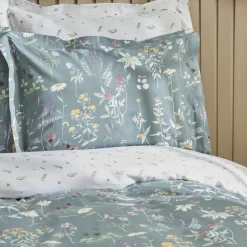 Karaca Home Evergreen Einzelbettbezug Set, Grün Grün01 Sale