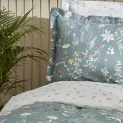 Karaca Home Evergreen Einzelbettbezug Set, Grün Grün01 Sale