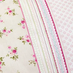 Karaca Home Glen Baumwolle Einzel Bettdeckenbezug Set Rosa Rosa01 Outlet