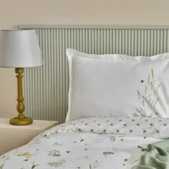 Karaca Home Herbal 100% Baumwolle Doppelbett Bettwäsche Set Weiß Weıß01 Discount