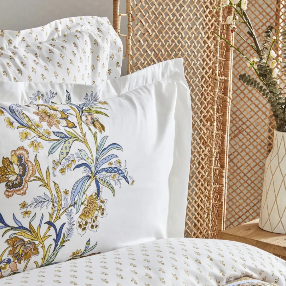 Karaca Home Indra 100% Baumwolle Einzel Bettbezug Set Gelb