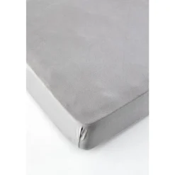 Karaca Home Jersey Fitted Bettlaken Grau (140x200 cm) Öko-Tex Zertifiziert Grau02 Clearance