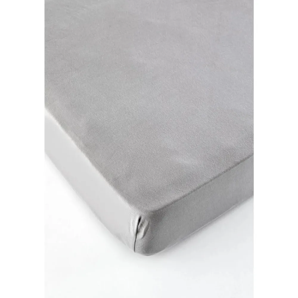 Karaca Home Jersey Fitted Bettlaken Grau Einzel (90x200 cm) Grau02 Best