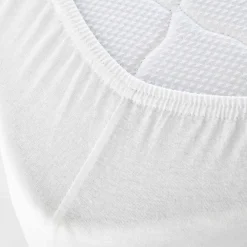 Karaca Home Jersey Fitted Bed Sheet White 70x140 cm + 20 cm Öko-Tex Zertifiziert Ecru01 Online