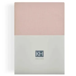 Karaca Home Jersey Fitted Bed Sheet Salmon Pink 100x200 cm + 30 cm Öko-Tex Zertifiziert Somon Sale