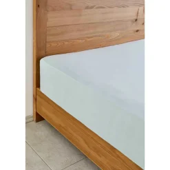 Karaca Home Jersey Fitted Bettlaken (200x200 cm) Öko-Tex Zertifiziert Hellblau Online