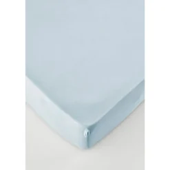 Karaca Home Jersey Fitted Bettlaken (200x200 cm) Öko-Tex Zertifiziert Hellblau Online