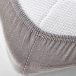 Karaca Home Jersey Fitted Bed Sheet Grey 70x140 cm + 20 cm Öko-Tex Zertifiziert Grau02 New