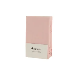 Karaca Home Jersey Spannbettlaken, 140x200+30cm, Staubrosa Staubıges Rosa Clearance