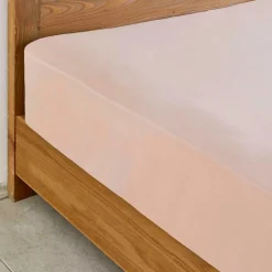 Karaca Home Jersey Spannbettlaken Salmon Pink 90x200 cm + 30 cm- Öko-Tex zertifiziert Somon Best