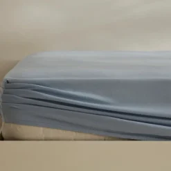 Karaca Home Jersey Spannbettlaken, 100x200+30cm, Blau New