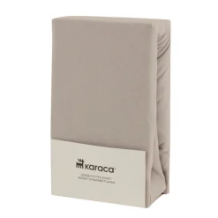 Karaca Home Jersey Spannbettlaken, 100x200+30 cm, Grau Hot