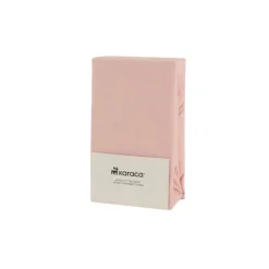 Karaca Home Jersey Spannbettlaken, 160x200+30cm, Dusty Pink Staubıges Rosa