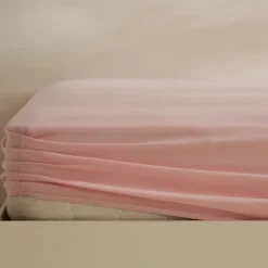 Karaca Home Jersey Spannbetttuch, 100x200+30cm, Altrosa Staubıges Rosa Hot