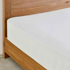 Karaca Home Jersey Spannbetlaken weiß 90x200 cm + 30 cm Öko-Tex zertifiziert Ecru01 Outlet
