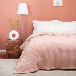 Karaca Home Joena Decke für für 2 Personen Puder New