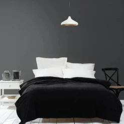 Karaca Home Joena Einzeldecke Schwarz (PP) Schwarz01 Outlet