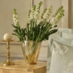 Karaca Home Jolie Vase 23X13,5X23 cm Gold Sale