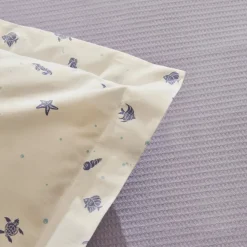 Karaca Home Joy Coastal 100% Baumwolle Doppelbettdecken-Set - Lila Lıla01 Online