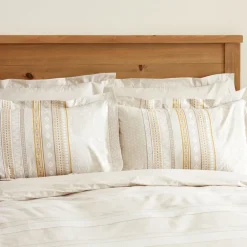 Karaca Home Keira 100% Baumwolle Bettwäsche-Set Beige Beıge01