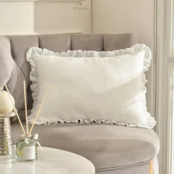 Karaca Home Lalisa Gefülltes Kissen 35X50 cm Weiß Outlet