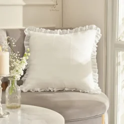 Karaca Home Lalisa Gefülltes Kissen 45X45 cm Weiß Outlet