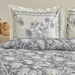 Karaca Home Lehm Doppelbettdecke Set Indigo Indıgo Discount
