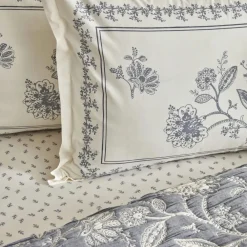 Karaca Home Lehm Doppelbettdecke Set Indigo Indıgo Discount