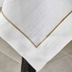 Karaca Home Linen 13-teiliges Tischtuch-Set Gold Clearance