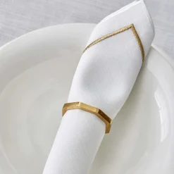 Karaca Home Linen 13-teiliges Tischtuch-Set Gold Clearance